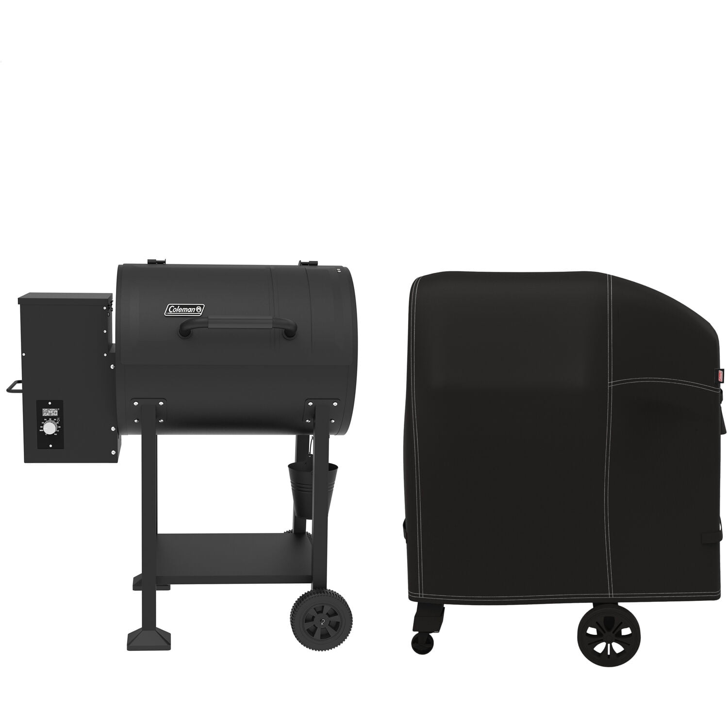 Coleman Cookout 700 Grilling Kit with Hardwood Pellet Grill and Heavy ...