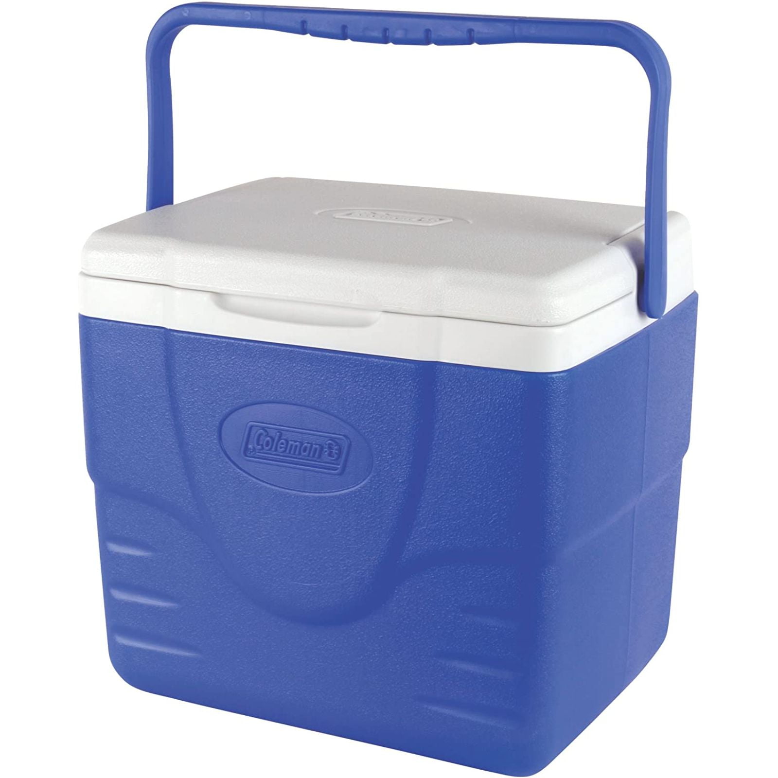Coleman 9 Quart Cooler Blue White, Holds 9 Cans, Lunch Picnic