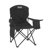 Coleman Camping Chair with Built-In 4-Can Cooler, Black