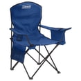 thumbnail image 1 of Coleman Portable Camping Chair with 4-Can Cooler, Cushioned Seat & Back with Side Pockets & Cup Holder, Carry Bag Included, Great for Camping, Tailgating, Firepits, Patio, & More, 1 of 8