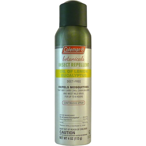 Coleman DEET Free Lemon Eucalyptus, Naturally-based Insect Repellent