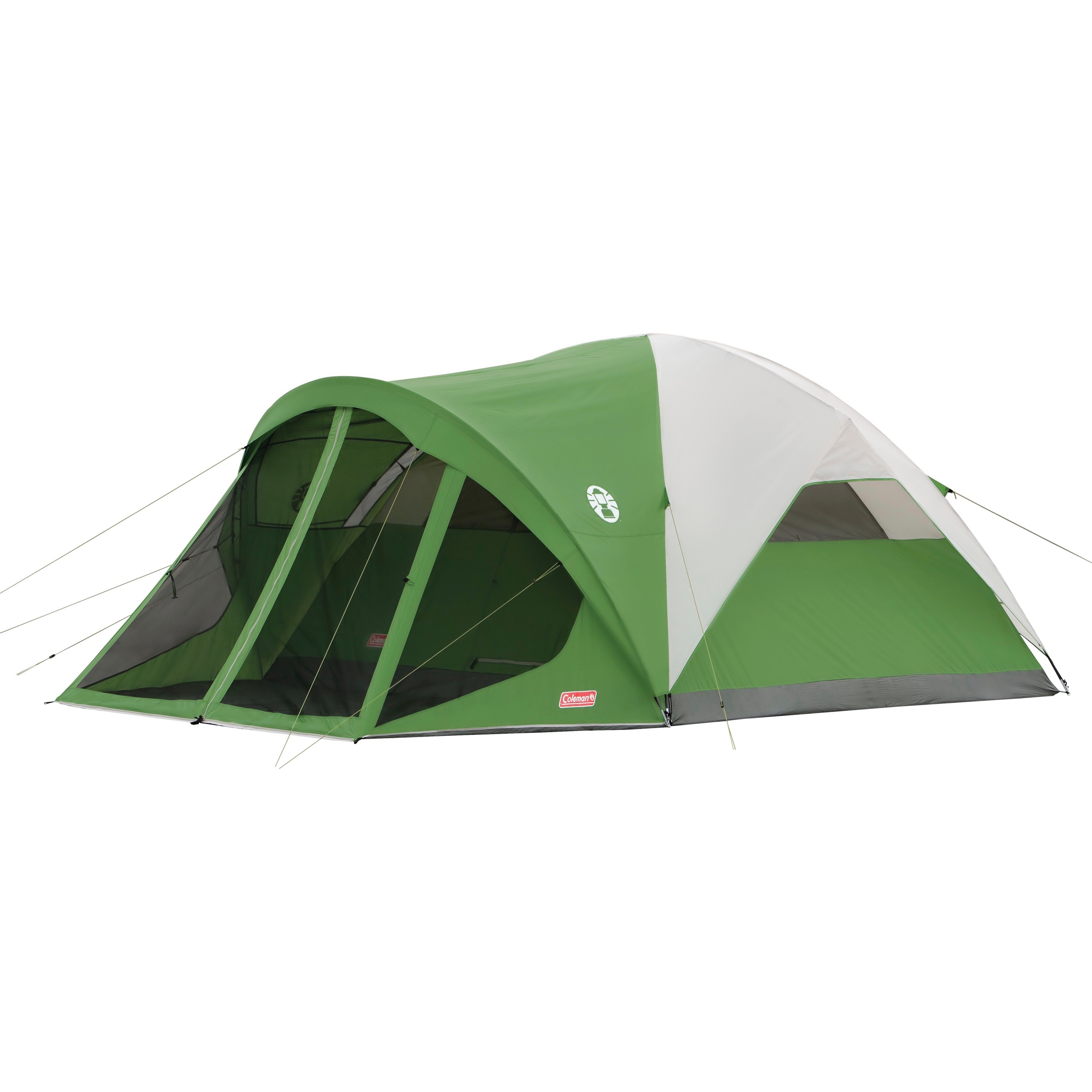 Coleman Evanston 6-Person Dome Tent with Screen Room, 2 Rooms, Green - image 1 of 9