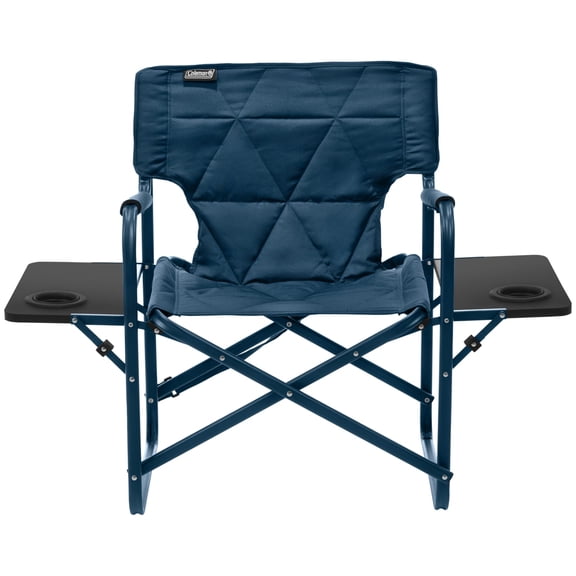 Coleman Flex 'N Go Sapphire Chair with 2 Pop-Out Side Tables