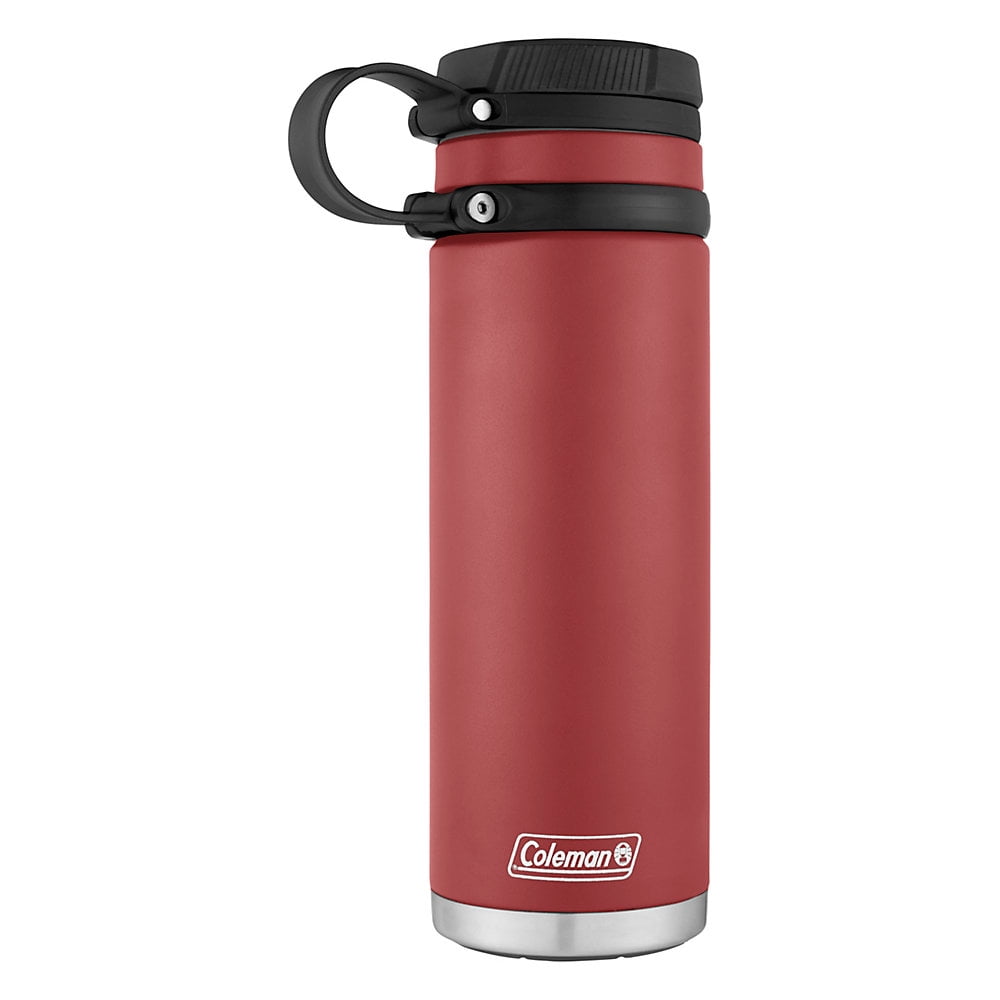 Coleman Polylite Red Canteen Water Bottle With Spout and 