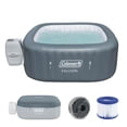 thumbnail image 1 of Coleman Hawaii 4-6 Person AirJet Inflatable Hot Tub with EnergySense Cover, Grey, 71"x28", 1 of 10
