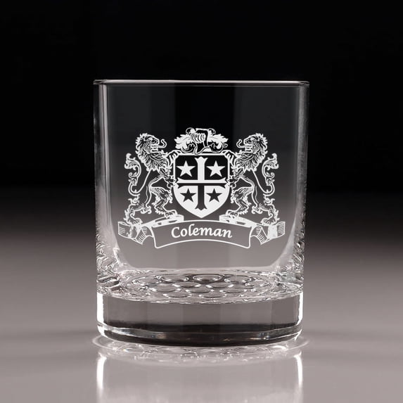 Coleman Irish Coat of Arms Nob Hill Tumblers - Set of 4