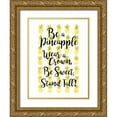 thumbnail image 1 of Coleman, Joan 25x32 Gold Ornate Wood Framed with Double Matting Museum Art Print Titled - Be A Pineapple, 1 of 4