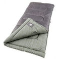 Coleman Lassen 20Degree Cold Weather Rectangular Adult Sleeping Bag, Grey, 33"x75"