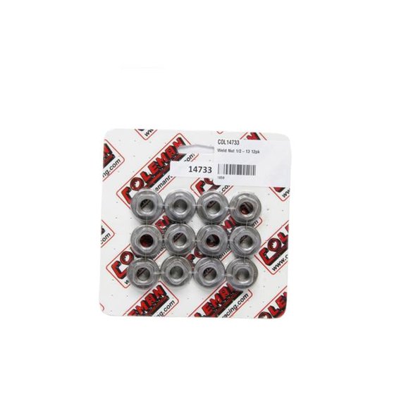 Coleman Machine 14733 0.5 - 13 in. Thread Weld Nut - Pack of 12