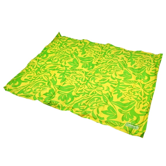 Coleman Medium Green Botanical Pattern Reversible Cooling Mat – 24” x 30”