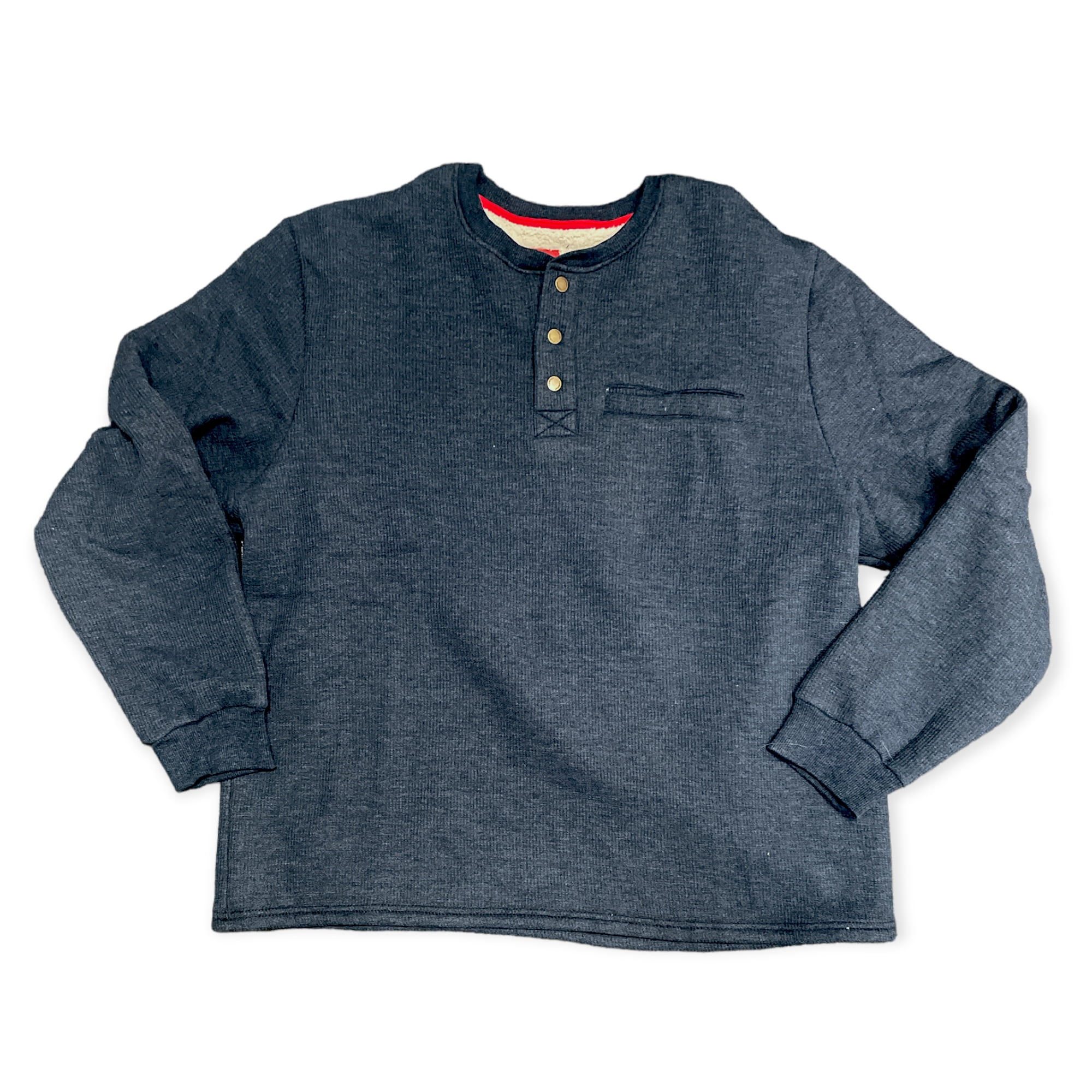 Coleman Men's 1/4 Snap Sherpa Lined Waffle Relaxed Fit Henley