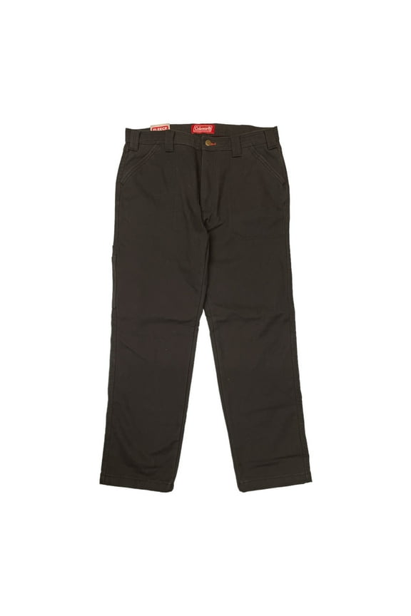 Men's Bonded Fleece Lined Tear Resistant Comfort Stretch Utility Pant (Phantom, 34x30)