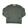 thumbnail image 1 of Coleman Men's Long Sleeve Sherpa Lined Secure Chest Pocket Crew Sweatshirt (Smokey Olive Heather, L), 1 of 1