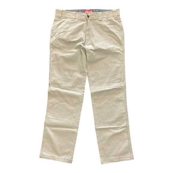 Coleman Men's Tear Resistant Durable Stretch Utility Pant, SACS4P5514 (Oat, 40x30)