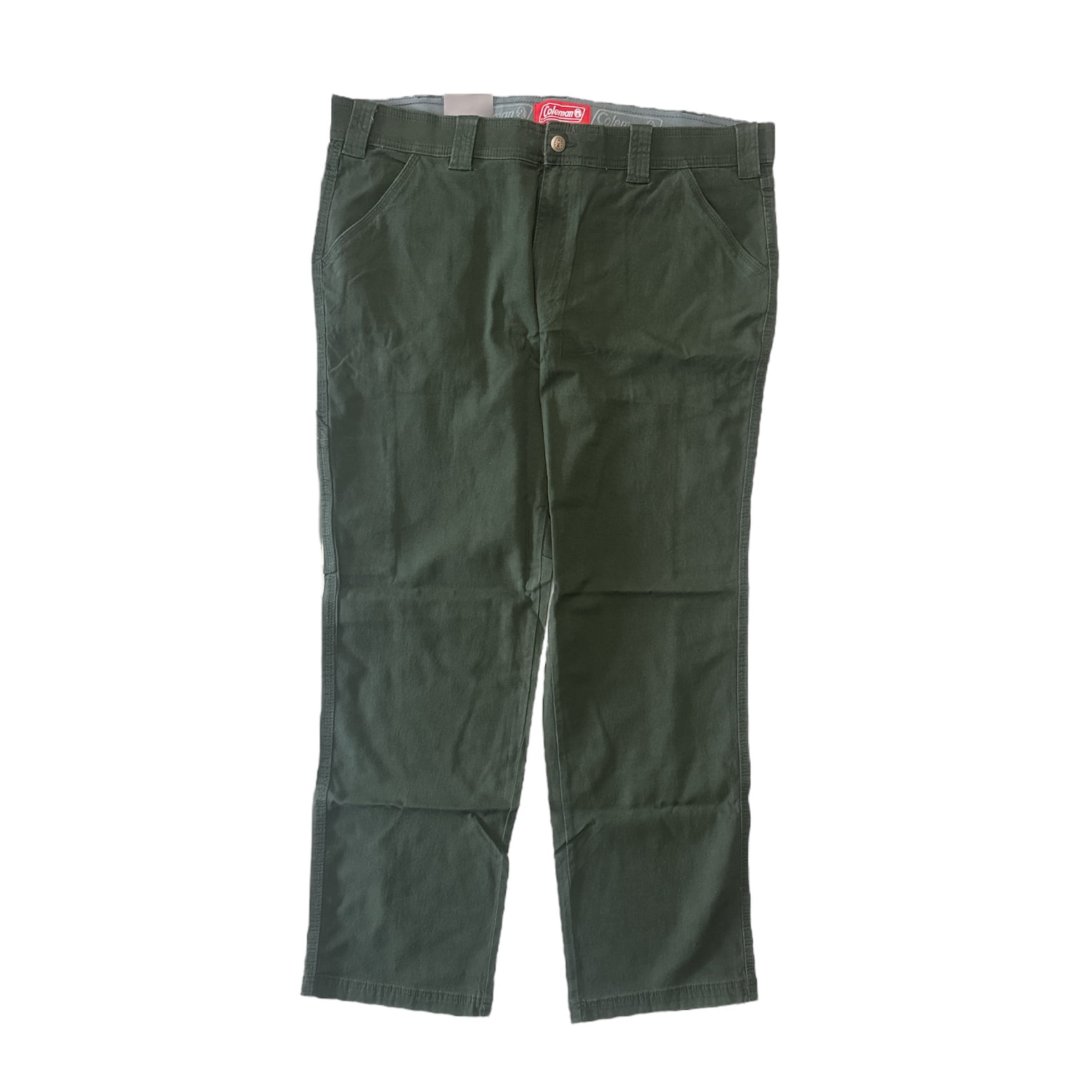 Coleman Men's Tear Resistant Stretch Utility Pants (Olive, 38x32)