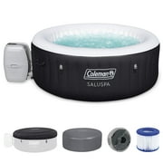 Coleman Miami AirJet Inflatable Hot Tub with Cover w/ Pump #P08411