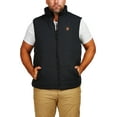 thumbnail image 1 of Coleman Microfiber Quilted Puffer Vest with Sherpa Collar, Black (XXL), 1 of 3