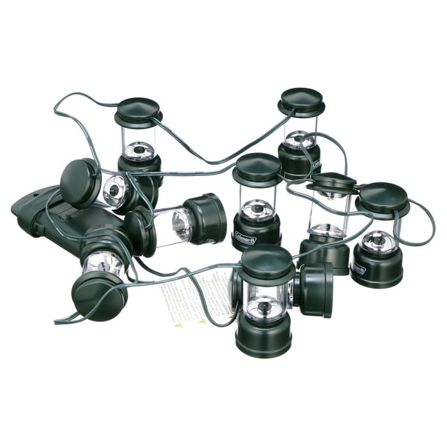 Coleman Mini-Lantern Battery Powered LED String Lights, 6'