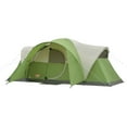 thumbnail image 1 of Coleman 8-Person Montana Cabin Camping Tent with Hinged Door, Green, 1 of 9
