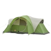 Coleman 8-Person Montana Cabin Camping Tent with Hinged Door, Green