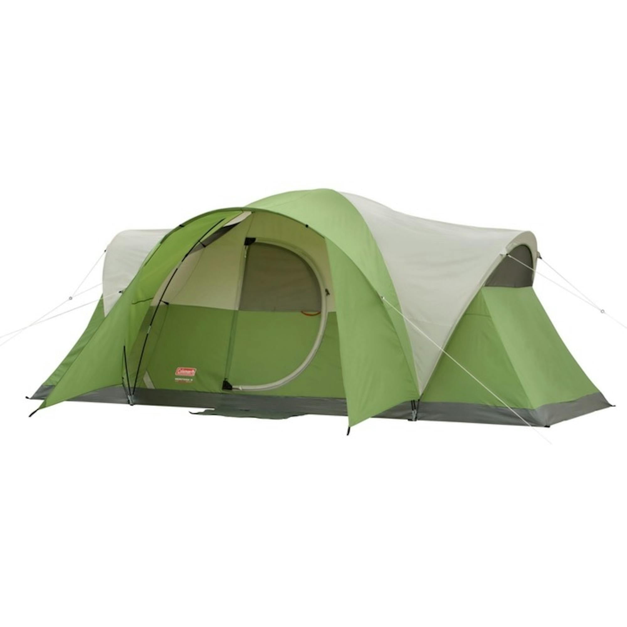 Palm Green 8-Person Cabin Tent with Rainfly and Carry Bag