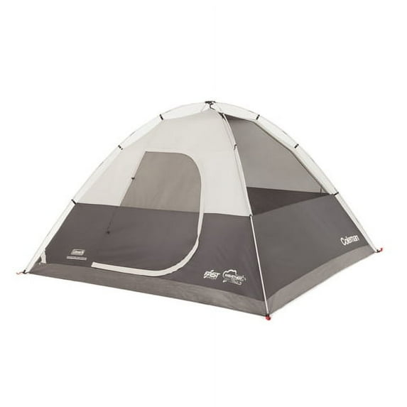Coleman Moraine Park 6-Person Fast Pitch Dome Tent, 1 Room, Orange