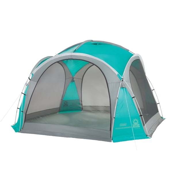 Coleman Mountain View Screendome Screen House Dome Tent, 1 Room, Teal ...