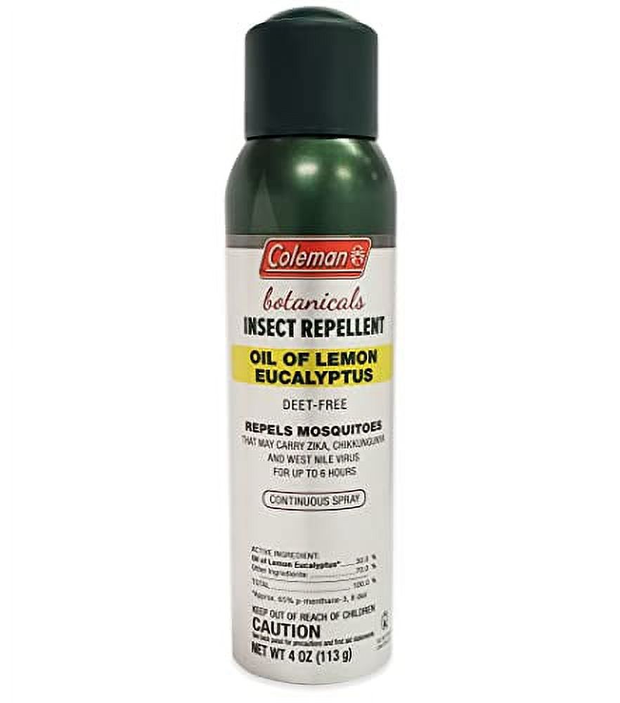 Coleman NaturallyBased DEET Free Lemon Eucalyptus Insect Repellent