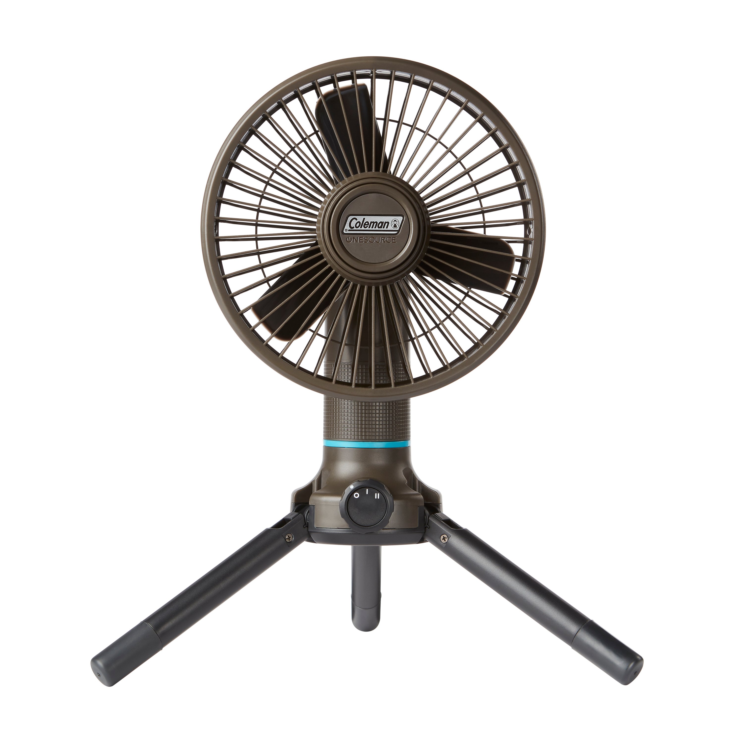 Coleman Onesource Multi-Speed Portable Fan & Rechargeable Battery, Black, Built in Flash Light - image 1 of 8