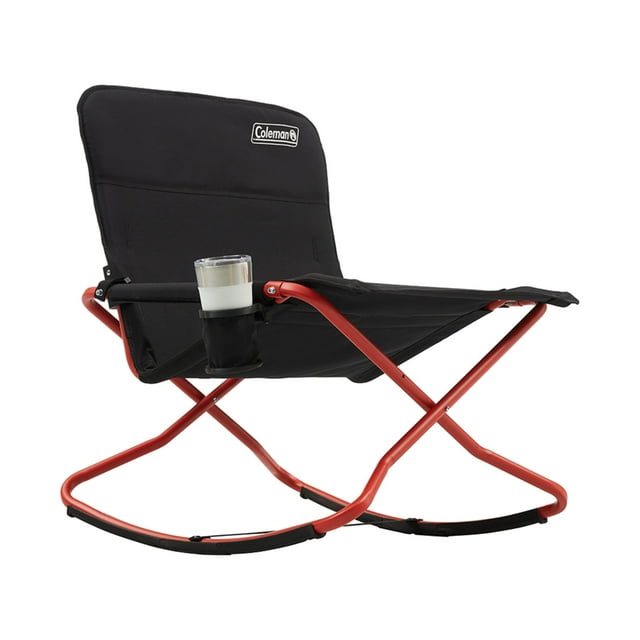 Coleman Outdoor Cross Rocker Chair, Red