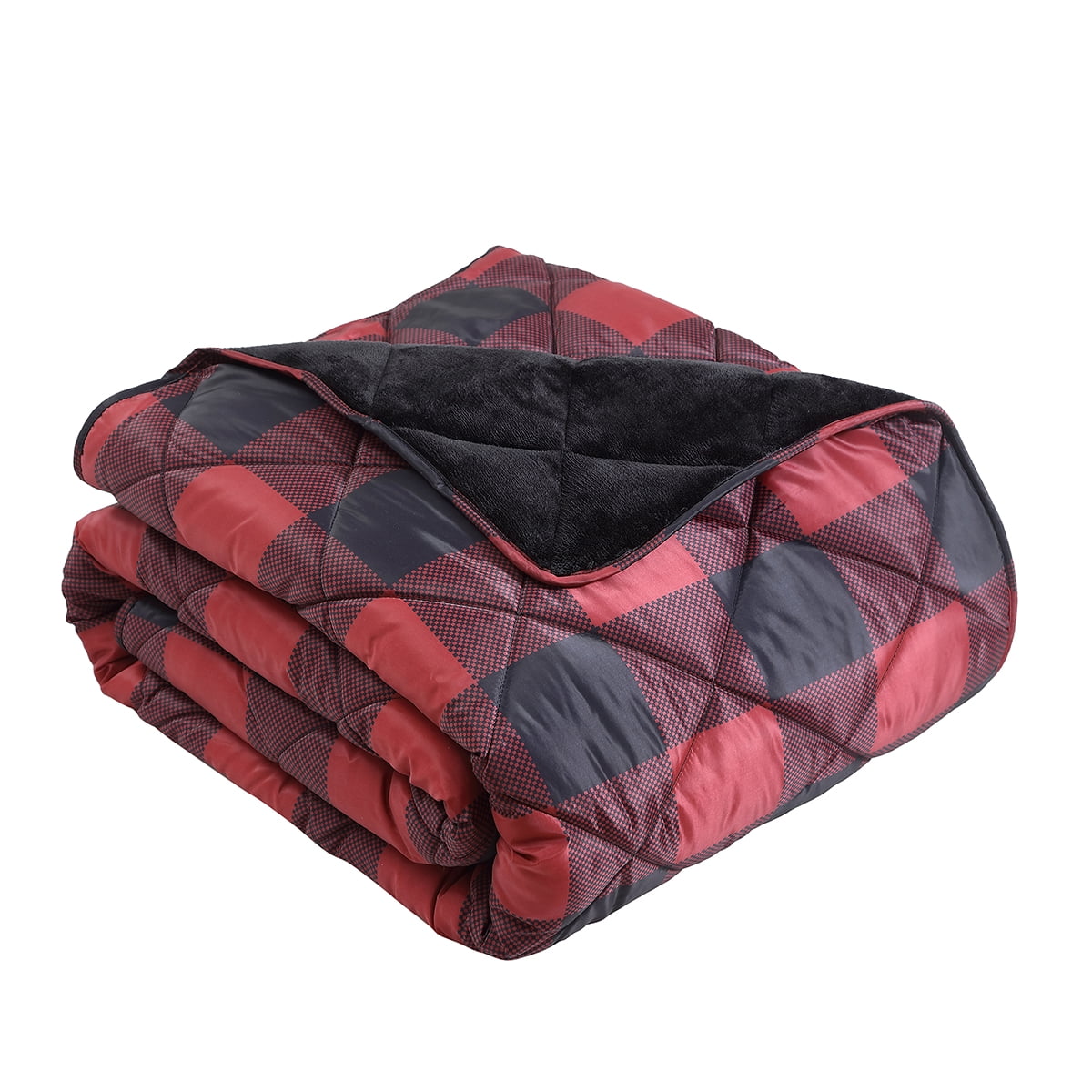 Coleman Outdoor and Indoor Red and Black Blanket for All Age, Cozy ...