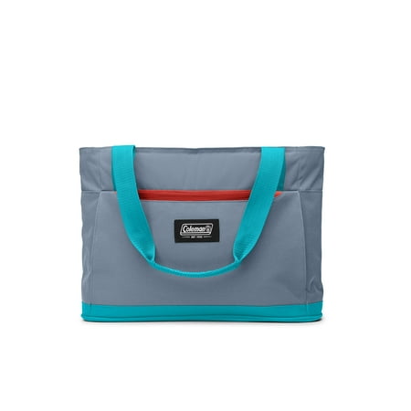 Coleman Outlander 28-cans Soft Cooler Tote, Blue Aqua Multi