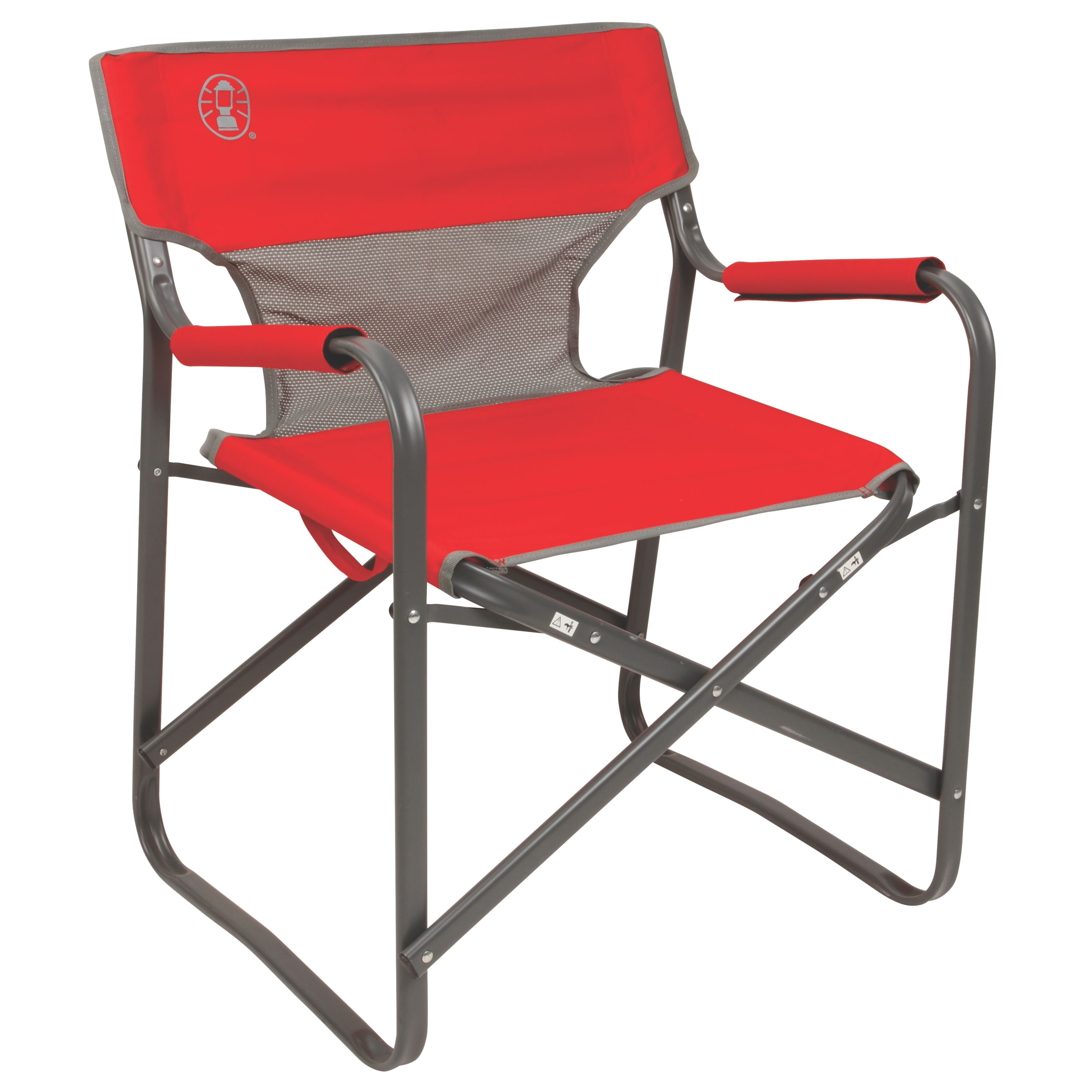 Coleman Outpost Breeze Folding Adult Deck Chair, Red - image 1 of 2