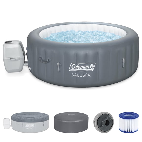 Coleman Palm Springs 6 Person Smart Plus Inflatable Hot Tub w/ Pump #P08411