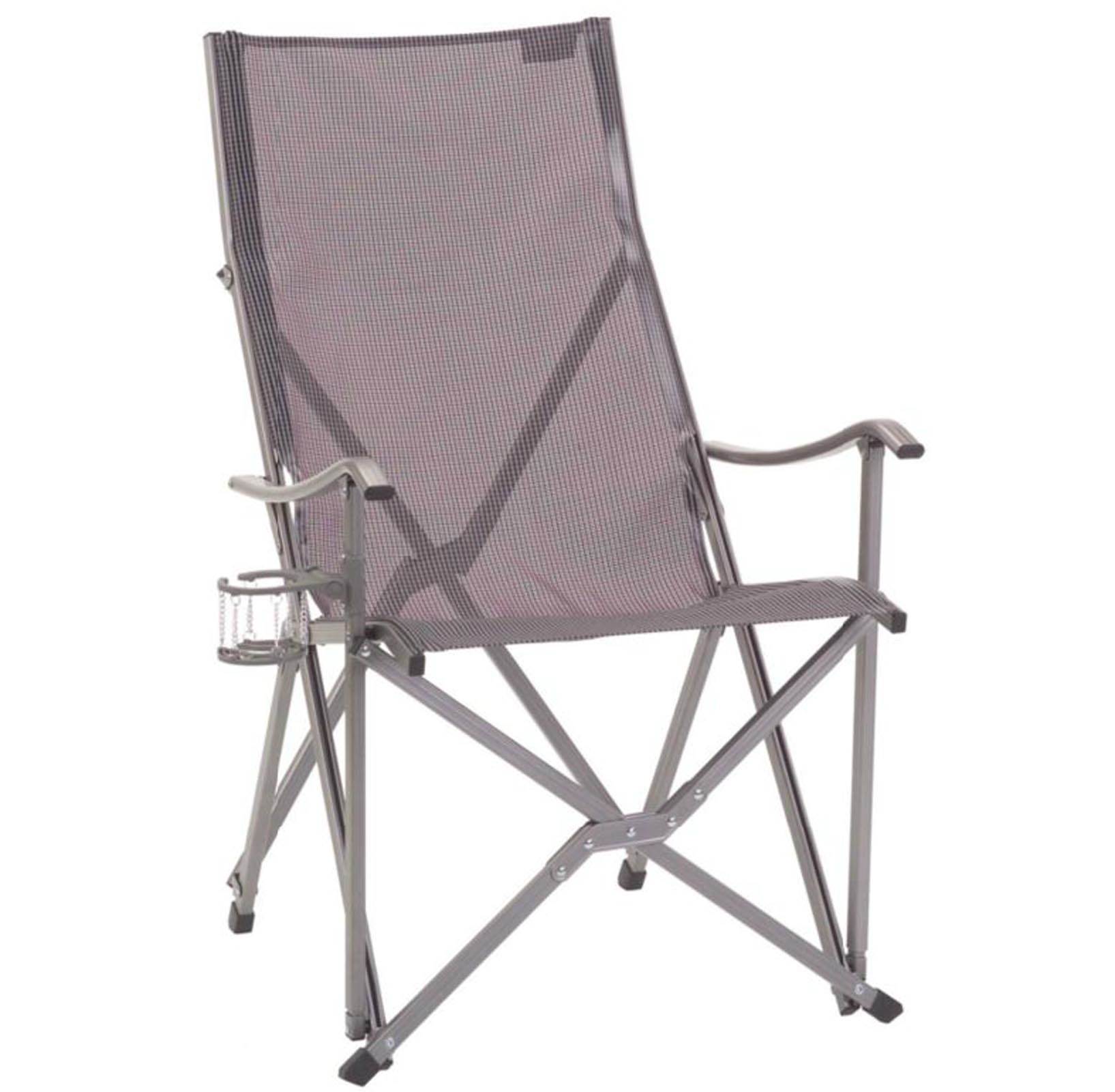 Coleman Patio Weather-Resistant Adult Sling Chair with Drink Holder, Gray - image 1 of 8
