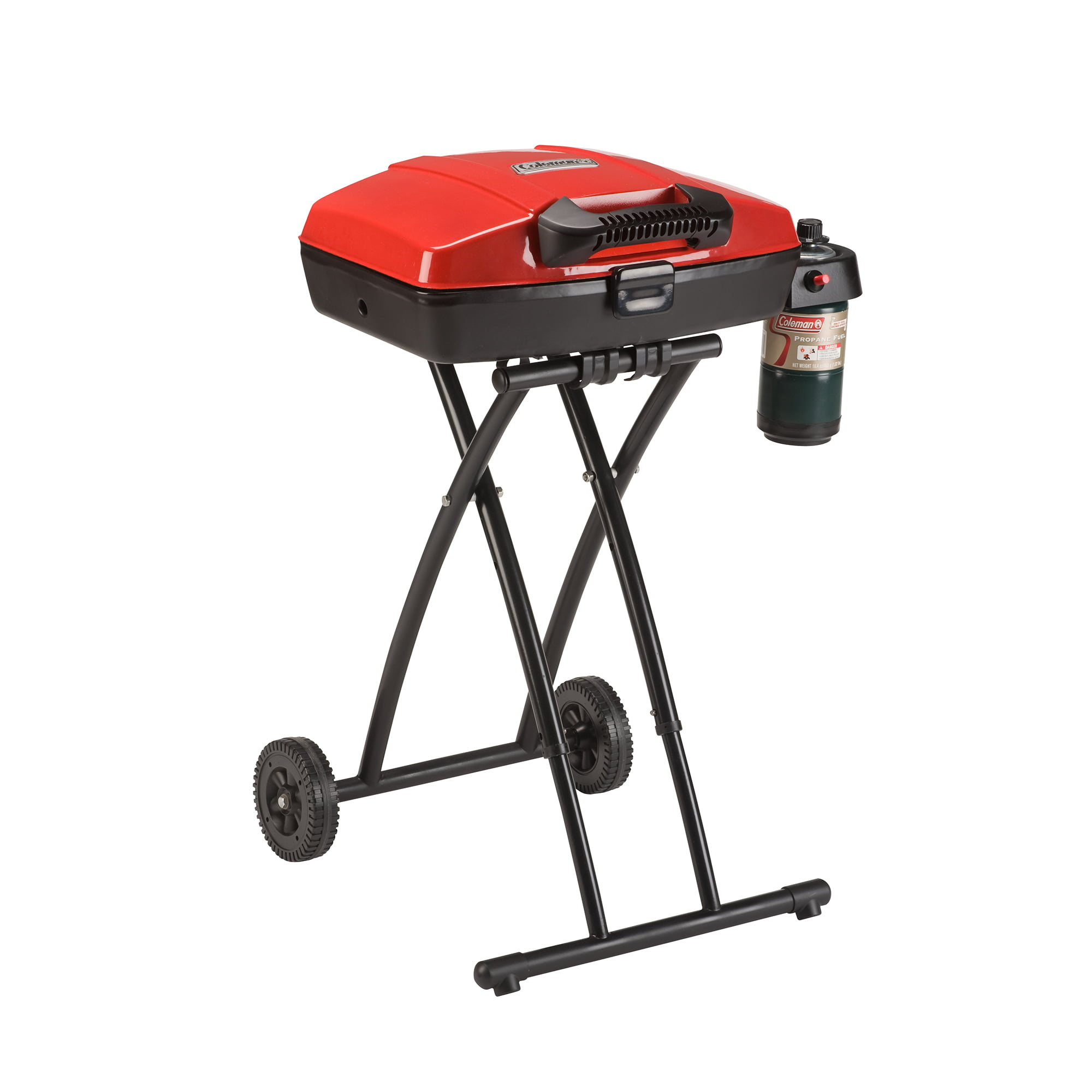 Coleman Portable Sportster 1-Burner Propane Grill with 11,000 BTUs, Red - image 1 of 12