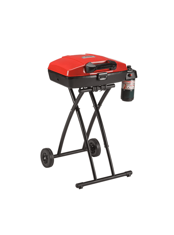 Coleman Portable Sportster 1-Burner Propane Grill with 11,000 BTUs, Red
