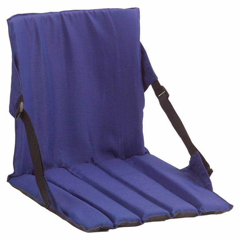 Coleman Portable Stadium Seat Cushion with Backrest, Blue