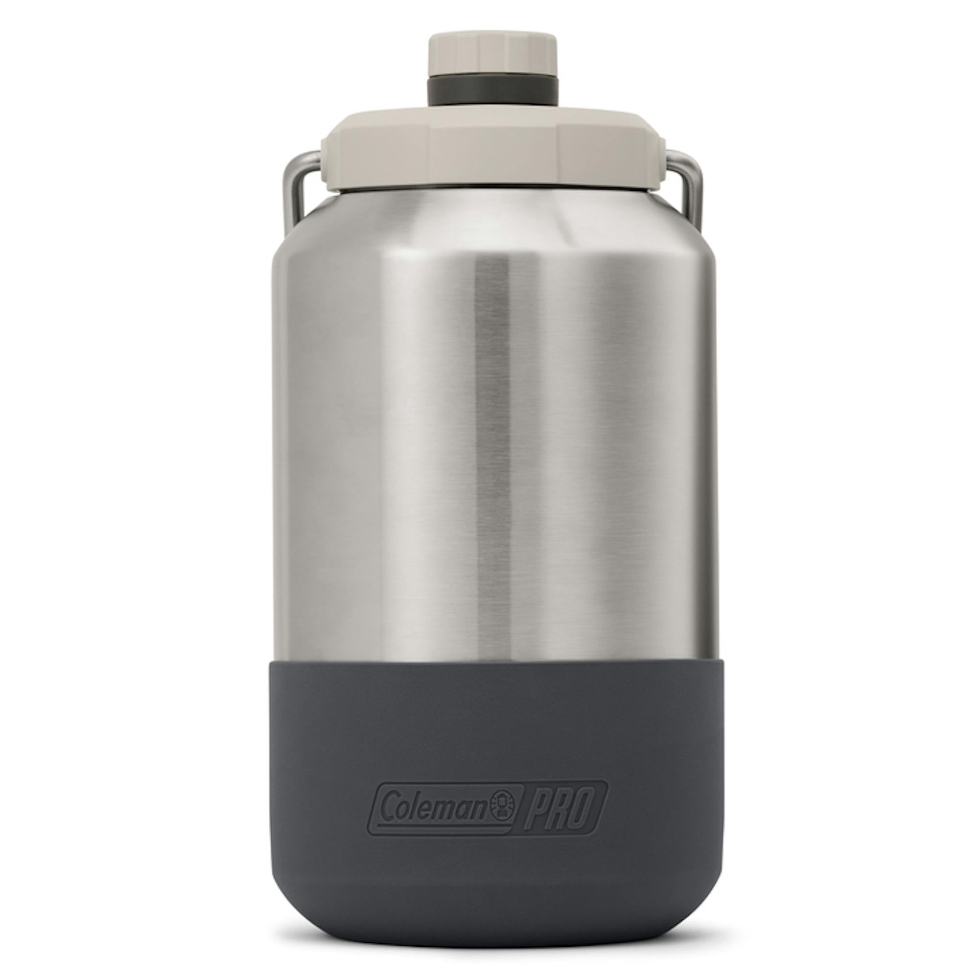 その他 Coleman STEELBELTED JUG Vintage COLEMAN STEEL BELTED 1 Picnic Jug Cooler Silver & White W