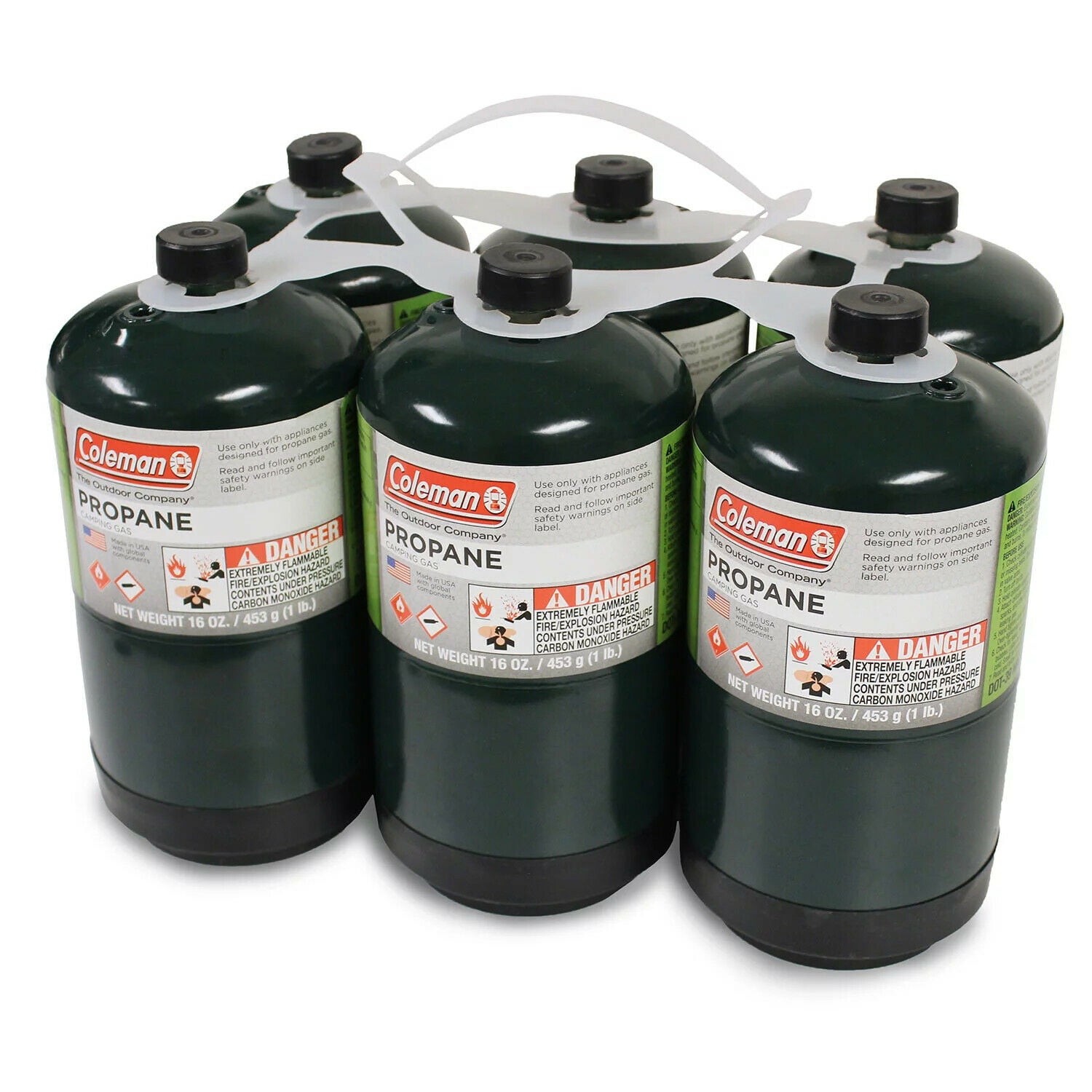 Coleman Propane Camping Gas Cylinder 6 Pack Walmart