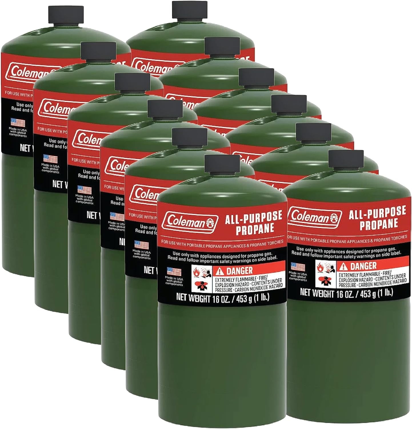 Coleman Propane Cylinders 16 Oz (12 Pack)