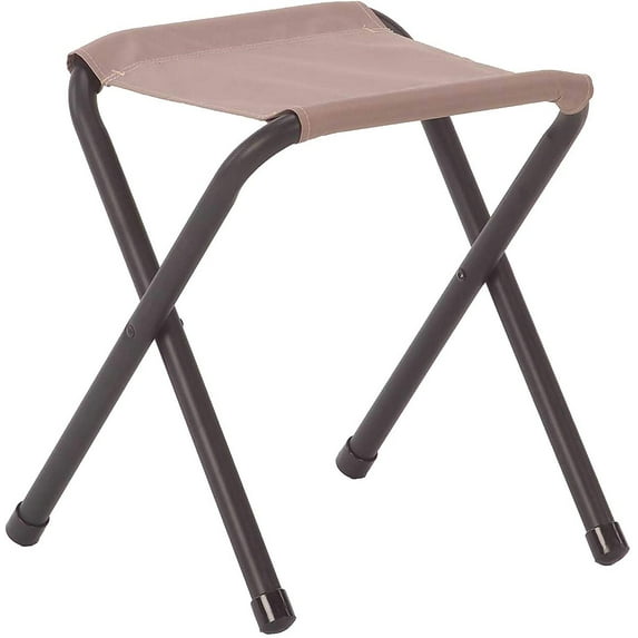 Coleman Rambler II Polyester and Aluminum Foldable Stool, Black