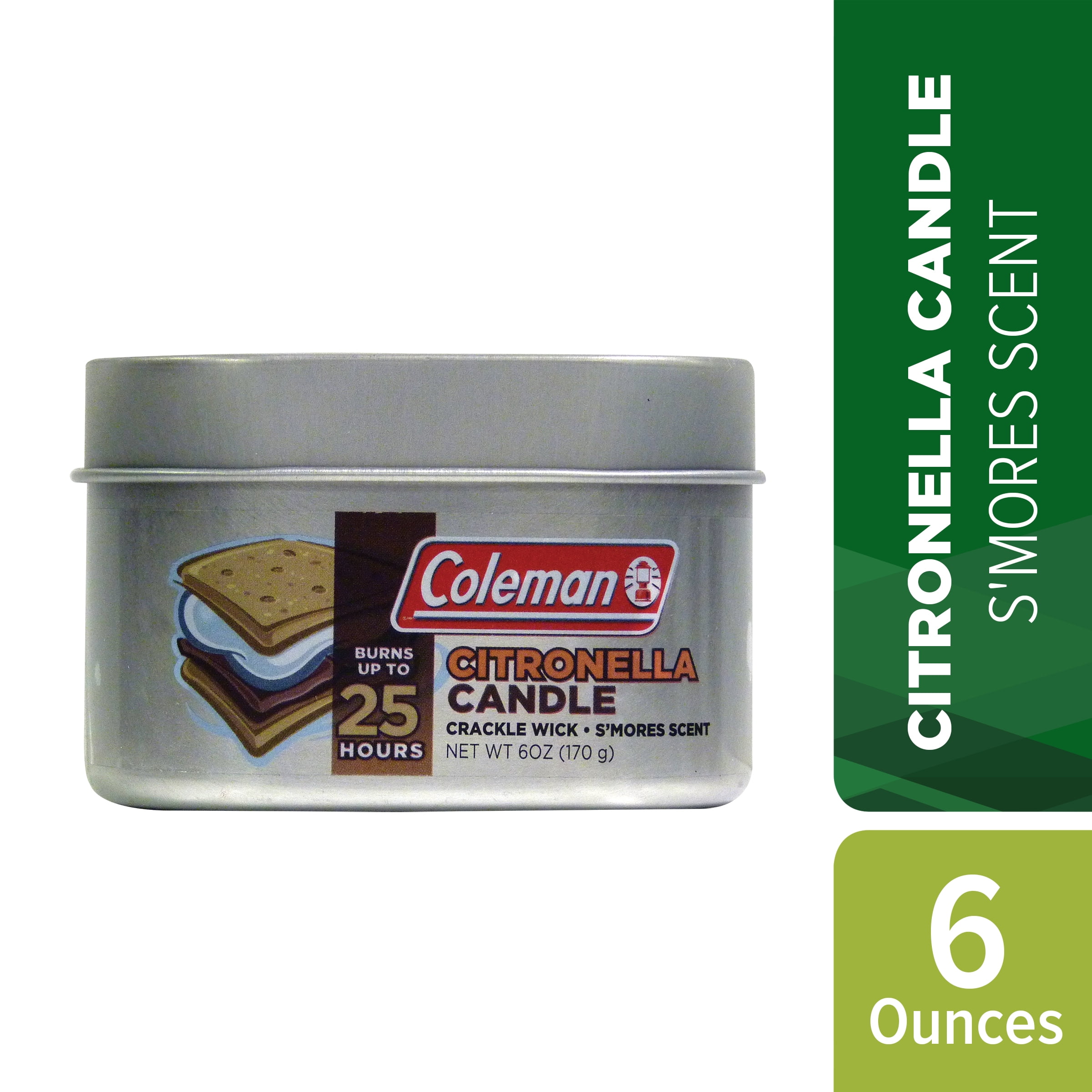 Coleman Repellents Smores Citronella Candle, 6 oz.