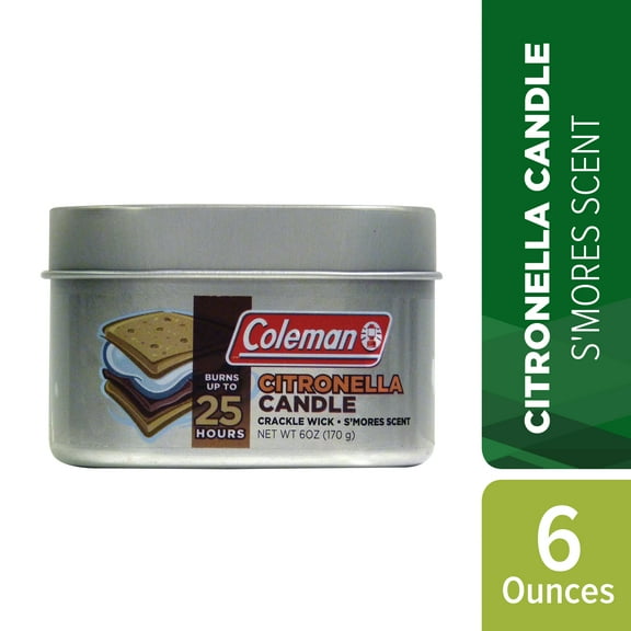Coleman Repellents Smores Citronella Candle, 6 oz.