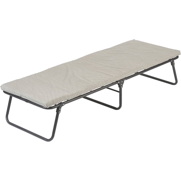 Coleman Ridgeline Camping Cot, 26 x 13 x 75 in, Green, with Foam
