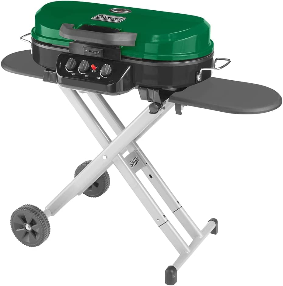 Coleman Green Portable Propane Gas Grill with Stand