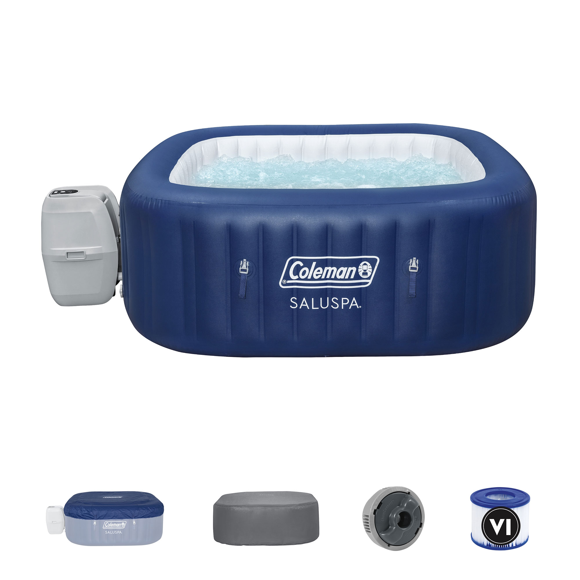Coleman SaluSpa Atlantis AirJet Inflatable Hot Tub with 140 Soothing Jets - image 1 of 10
