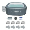 thumbnail image 1 of Coleman SaluSpa Hot Tub w/4-Pack Bestway SaluSpa Seat and 4 Pillows, 1 of 12