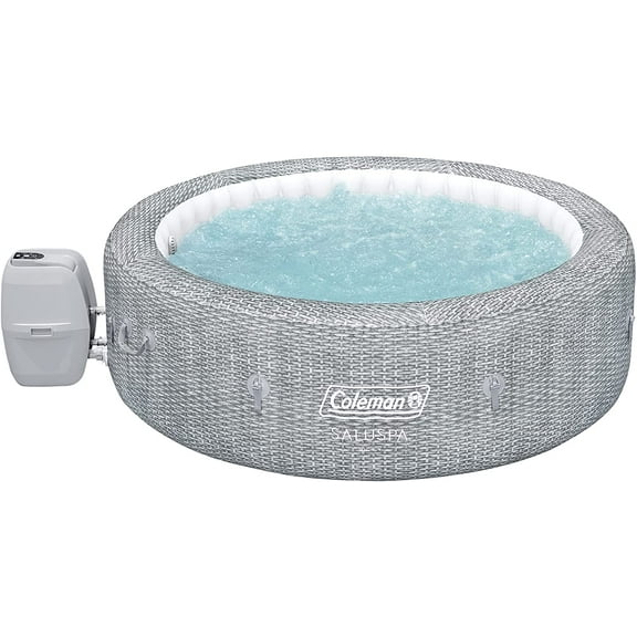 Open Box Coleman Saluspa Sicily Inflatable Airjet Hot Tub Spa, Up to 7 People