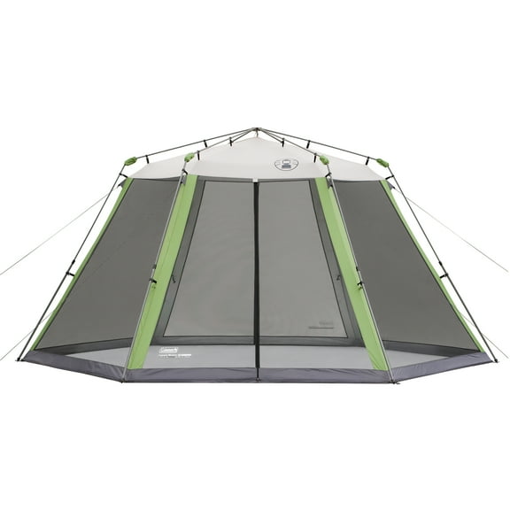 Coleman Screen House Canopy Sun Shelter Tent with Instant Setup, 1 Room, Green
